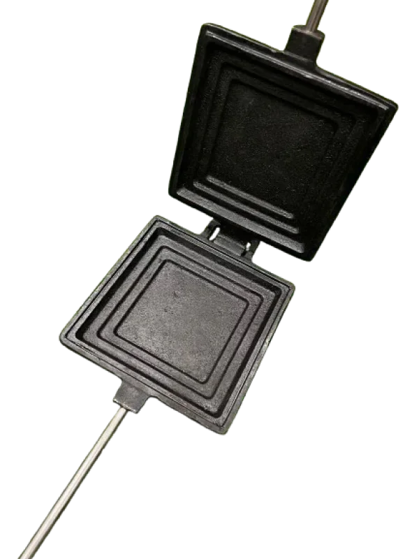 Sandwich Maker Cooker, Cast Iron Krucible Kitchen Seasoned