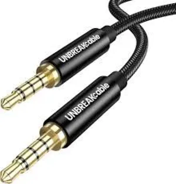 Good Quality Aux cable stereo sound 3.5mm Premium Auxiliary Audio Cable. AUX Cable for Headphones, iPods, iPhones, iPads. MP3 / MP4 Player