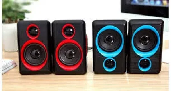 Prime Usb Hotami FT-165 Ht-165 USB2.0 Diaphragm Mini Speaker Portable Music Player for Desktop Laptop Computer Perfect for Any Modern Homes, Offices and Workspaces