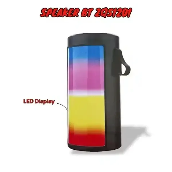 NEW MUSIC SPEAKER ZQS-1201 Linkbits High Power Bluetooth Wireless Speaker Portable Speaker ZQS1201 Wireless Super Bass with Led Light Function | Bluetooth speaker / radio / USB / TF Card