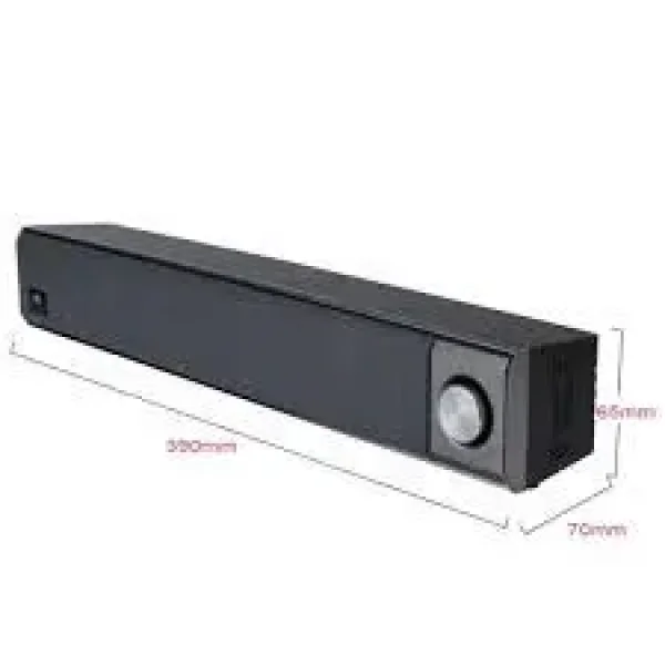 Kisonli LED-909 Bluetooth 5.0, 2х5W, 1200mAh, USB/TF/BT/FM/AUX, DC: 5V/1A - Computer speaker RGB USB SPEAKER Wireless Soundbar Bass Speaker Portable Wireless Bluetooth Multi-LED Soundbar Speakers colo