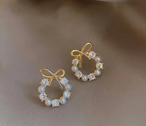 Bow earings