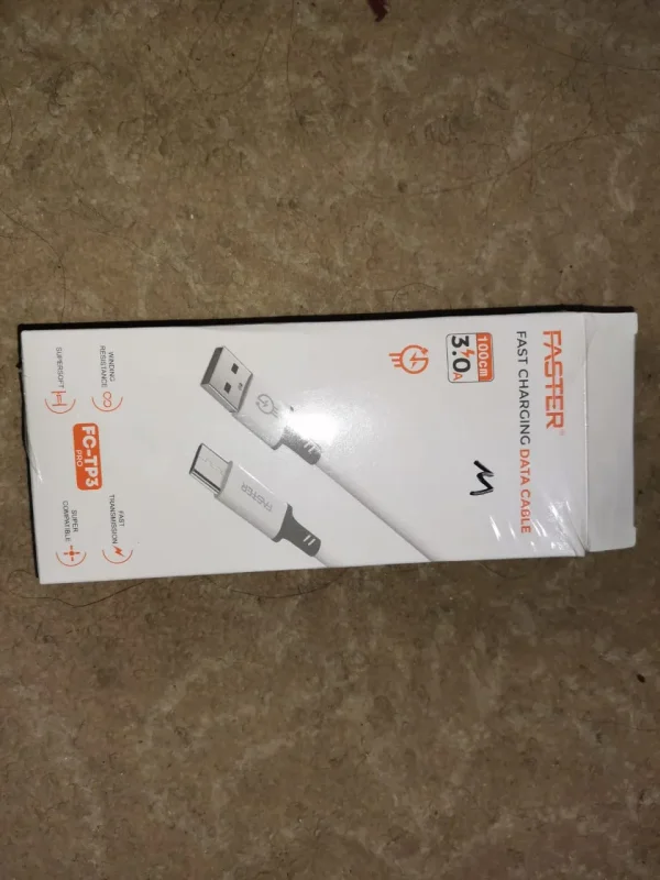 Fast 3 Ampere cable charge