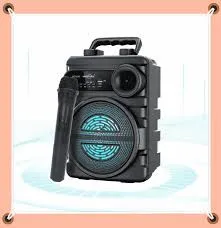 GTS-2065 wireless speaker portable Use Portable Audio Player, Mobile Phone, Karaoke Player, Computer, Stage, Outdoor, Party Method Bluetooth, TWS, FM radio, USB, TF card, Mic Jack 6.5" Woofer, 10W, US