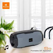 Kisonli S9 Wireless Handheld Bluetooth Speaker, USB & AUX & Memory Card Port, High Sound & Stereo Sound Support FM Radio, Suitable for Trekking, Camping, Home Party - COMPUTER, HOME THEATRE, Karaoke P