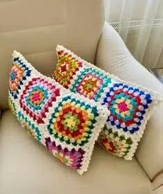 Test Handmade Crochet Cushion Cover