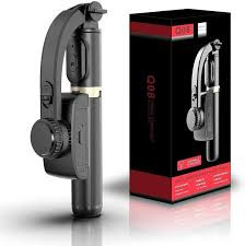 Q08 Handheld Gimbal Stabilizer with Bluetooth Shutter for Phone Camera Selfie Stick Tripod for Smartphone Gopro Vlog | Q08 Folding Gimbal Stabilizer Smartphone Tripod Selfie Stick Handheld Stabilizer