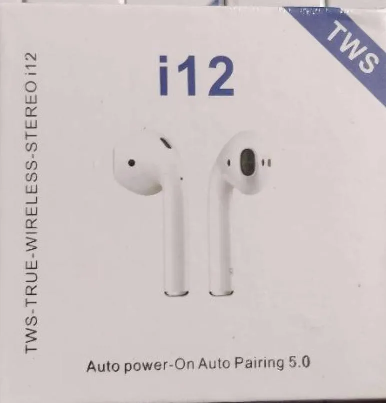 I12 Eairpods whit