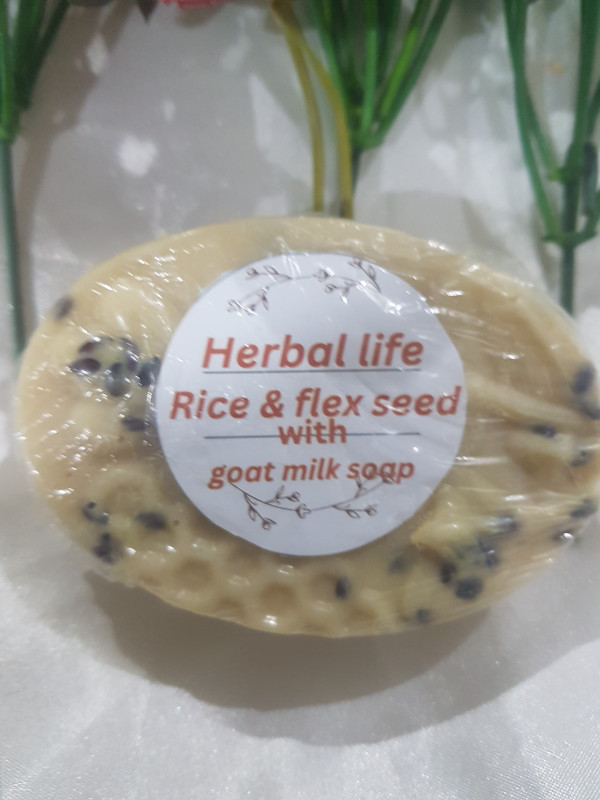 Rice & Flex Seed with Goat Milk Soap