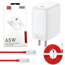 OnePlus Warp Charger 65 Power Adapter 65W OnePlus Original Mobile Warp Charger 65watt Power Adaptor Fast Charging for All OnePlus Phone with Data Cable 3.0A Output Type C to Type C