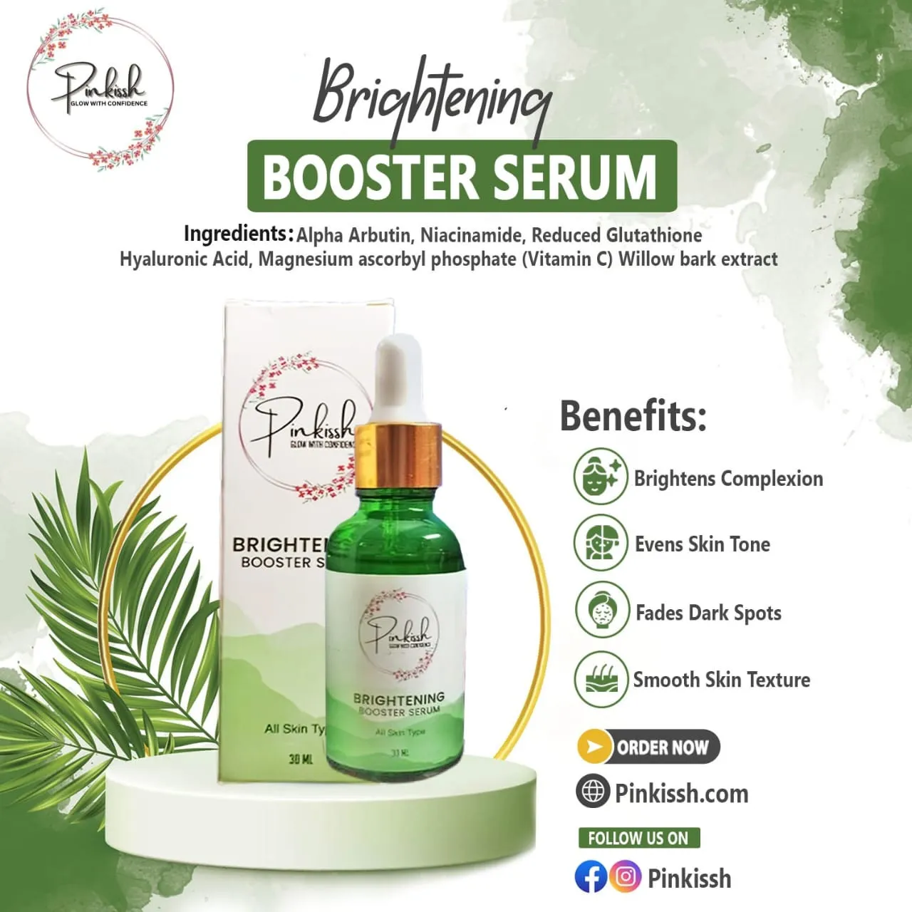 Brightening booster serum