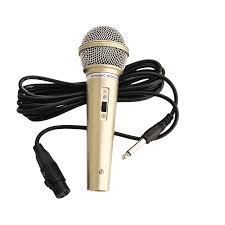 DM-701 wired microphone Professional microphone Dynamic coil - wired Handheld microphone - Dynamic Vocal Microphone Corded Microphone Professional High Sensitivity Multi-Purpose Handheld 3 m / 9.8 ft.