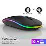 Rechargeable Wireless/2.4G Notebook Desktop Wireless Mouse Mouse Pad Set For Mobile, Tablet