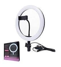 Makeup Ring Lights 10" Portable LED Selfie Lights (26cm) for Camera, Phone, TIK Tok, YouTube Video Shooting. Lightweight. For Video Making Selfie Ring Light Photography Dimmable Makeup 26cm Ring Light