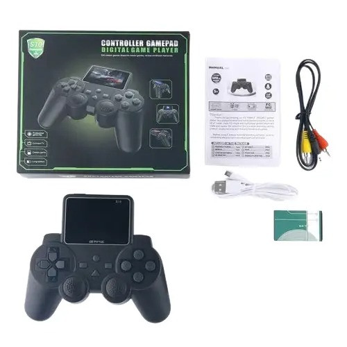 Classic S10 Controller Gamepad Digital Game Player - S-10 Controller Gamepad With Digital Game Player -Gamepad: Elevate Your Gaming Experience with Built-in HD Color Screen and 520 Classic Games for U