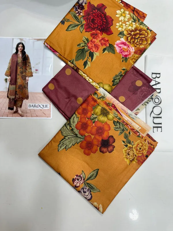 Baroque  "Digital Printed Linen"