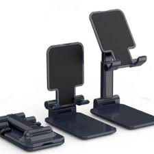 Folding Desktop Phone Stand T1 Universal Tablet Phone Holder Folding Desktop Phone Stand Mount Rotating Bracket Flexible Tablet & iPad Holder Table Clamp (BLACK)