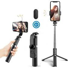 Q07 100 (cm) Bluetooth Integrated Selfie Stick with Bluetooth Remote Control