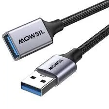 Extension Cable USB 2.0 Male to Female Extension Port 1.5M  Extension Cable Data Transfer for Keyboard, Mouse, Flash Drive, Hard Drive, Printer and More -Blue