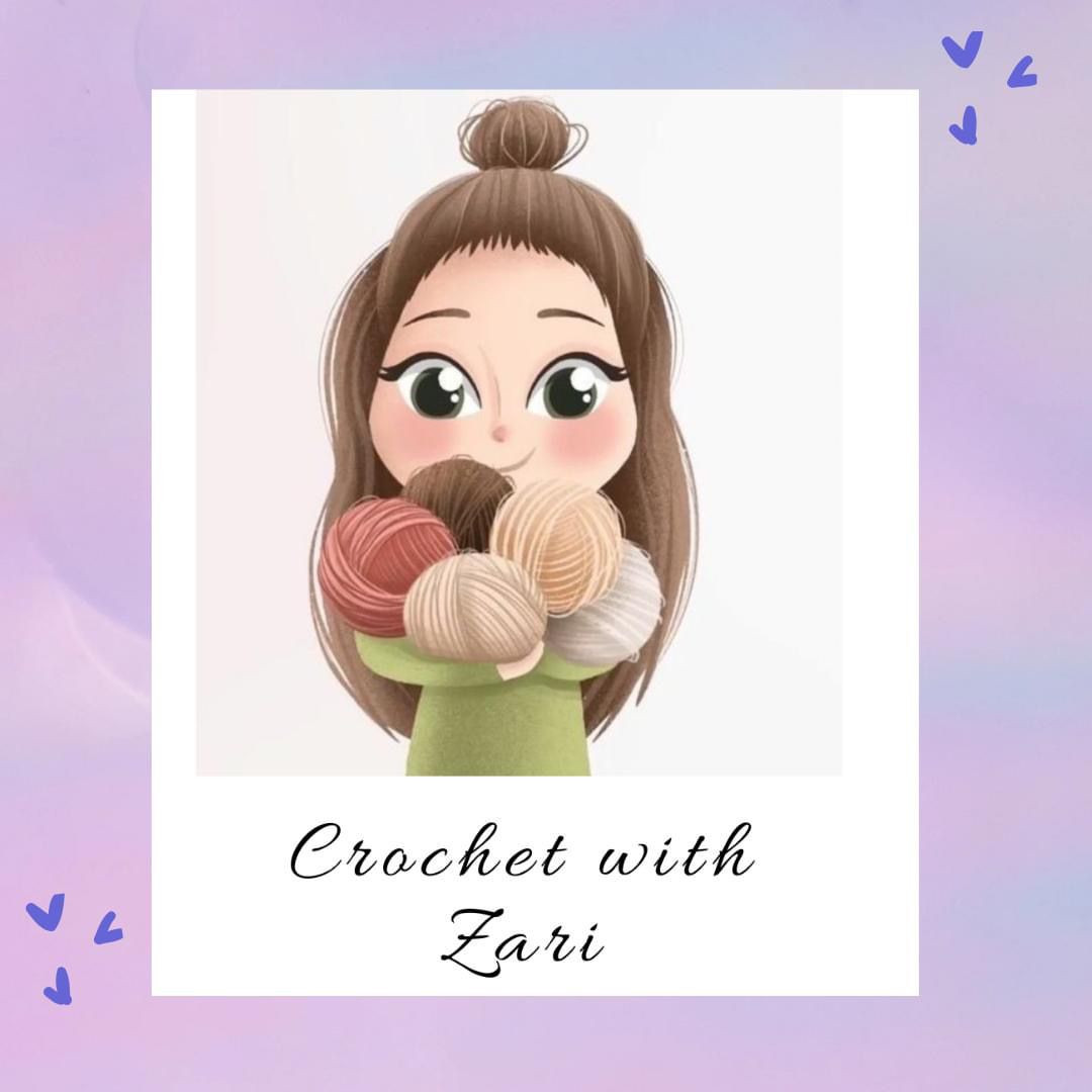 Crochet with zari