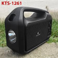 Portable Wireless Bluetooth Speaker With Flash Light  Solar speaker with LED lights and built-in lantern BT, USB, TF card, TWS, FM Radio, Support MP3 KTS-1261
